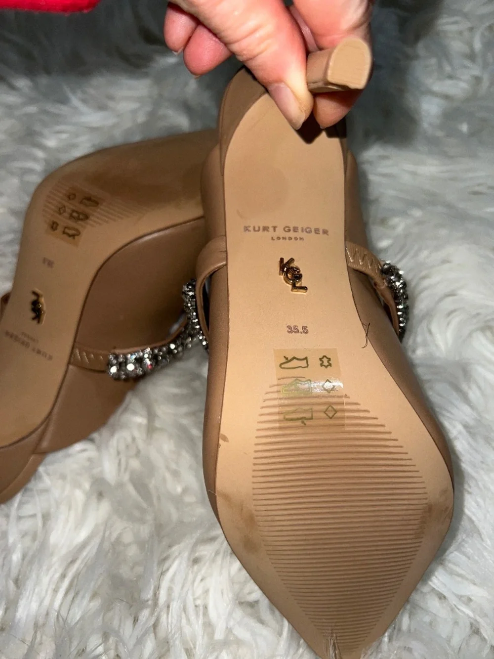 Kurt Geiger London Duke mule heel women’s size 5.5